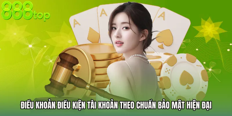 Điều khoản điều kiện tài khoản theo chuẩn bảo mật hiện đại