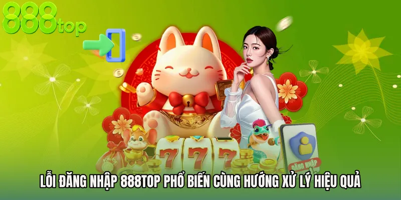 Lỗi Đăng nhập 888TOP phổ biến cùng hướng xử lý hiệu quả